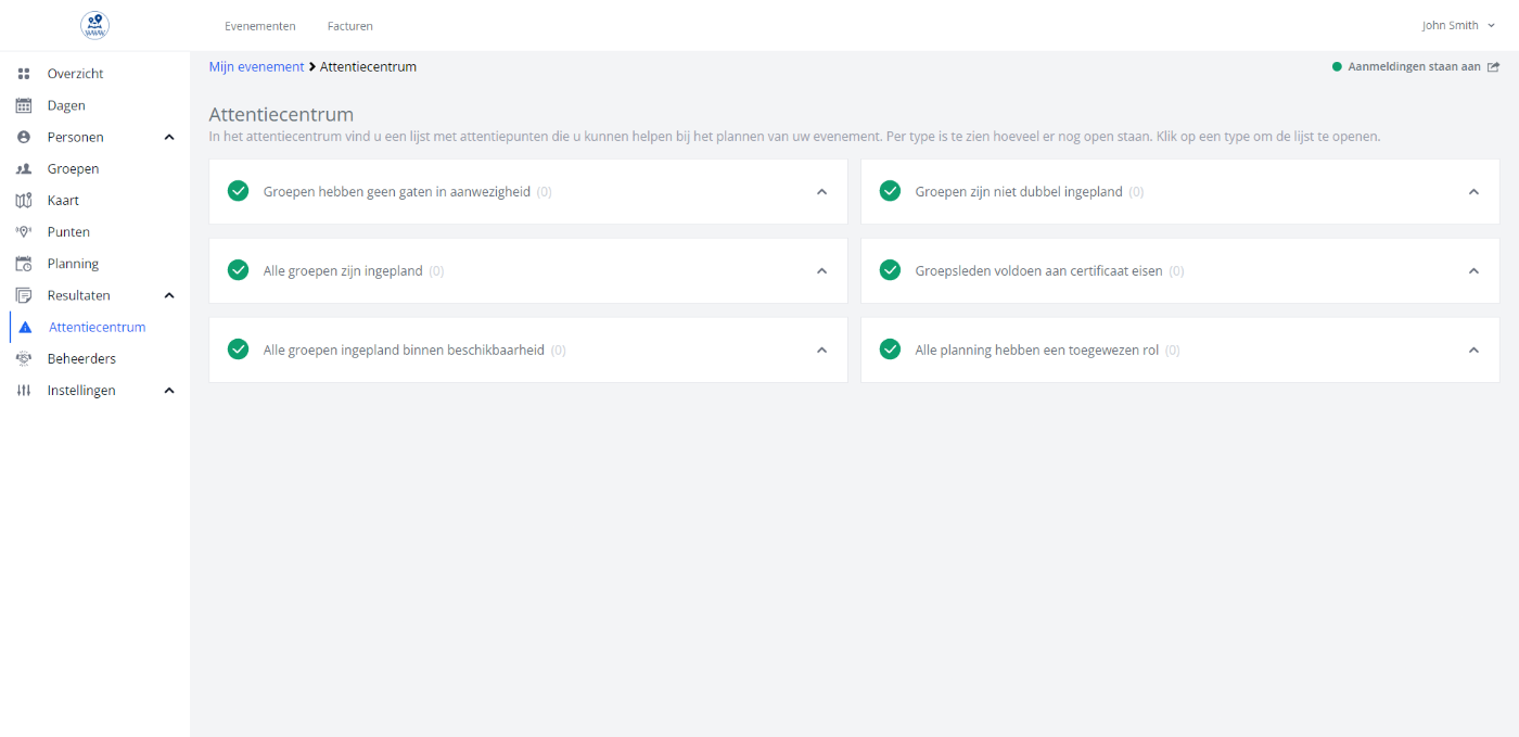 Behoudt het overzicht